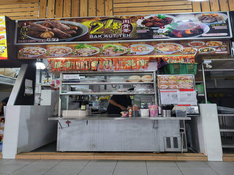 Food stall for taking over