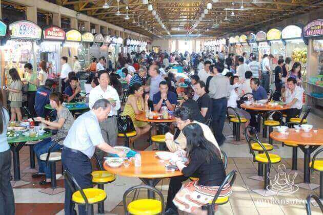 Food Stall at Maxwell Food Centre