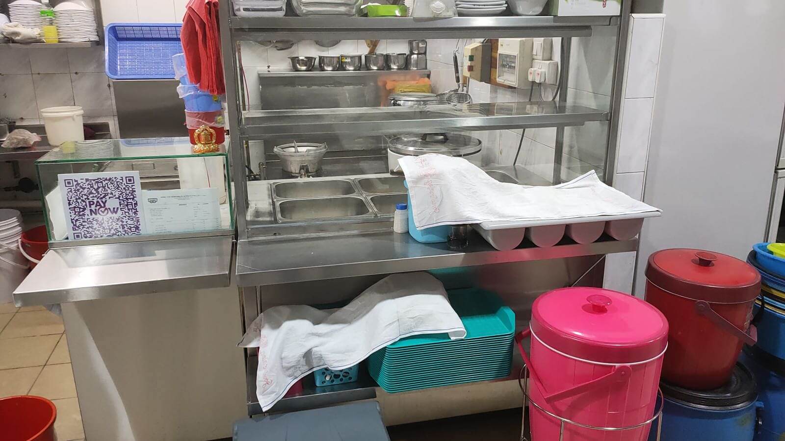 Vegetarian Stall (Fully Furnished)  - Rental - S$2300/- Able to explore other food too!