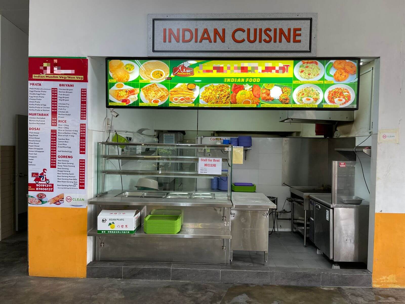 Indian Food Stall with Food Shop License 