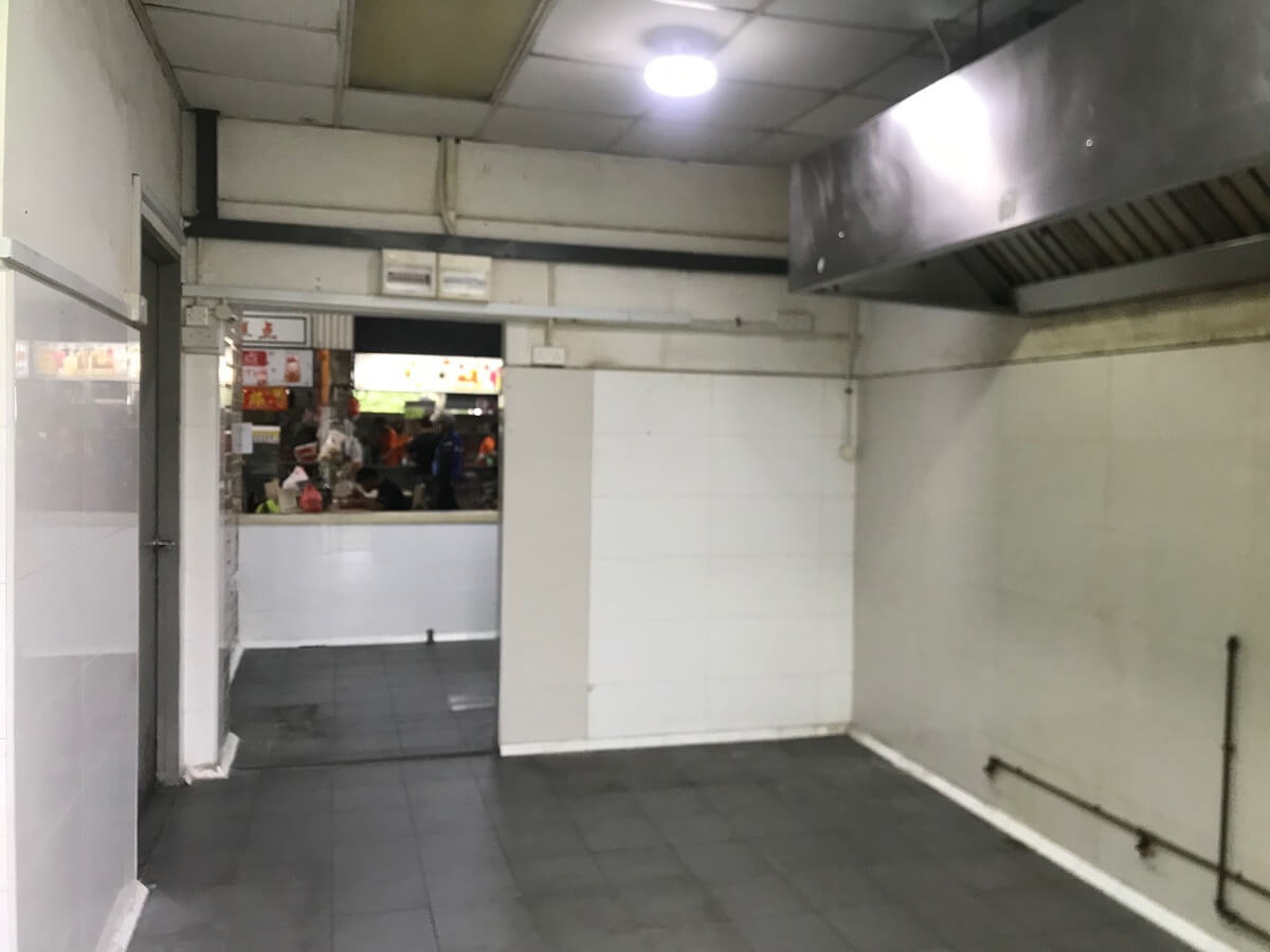 Food Shop License Stall for Rent