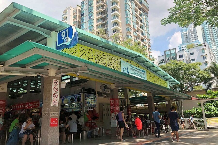 Whampoa food market (Morning) stall for rental (Super crowded)