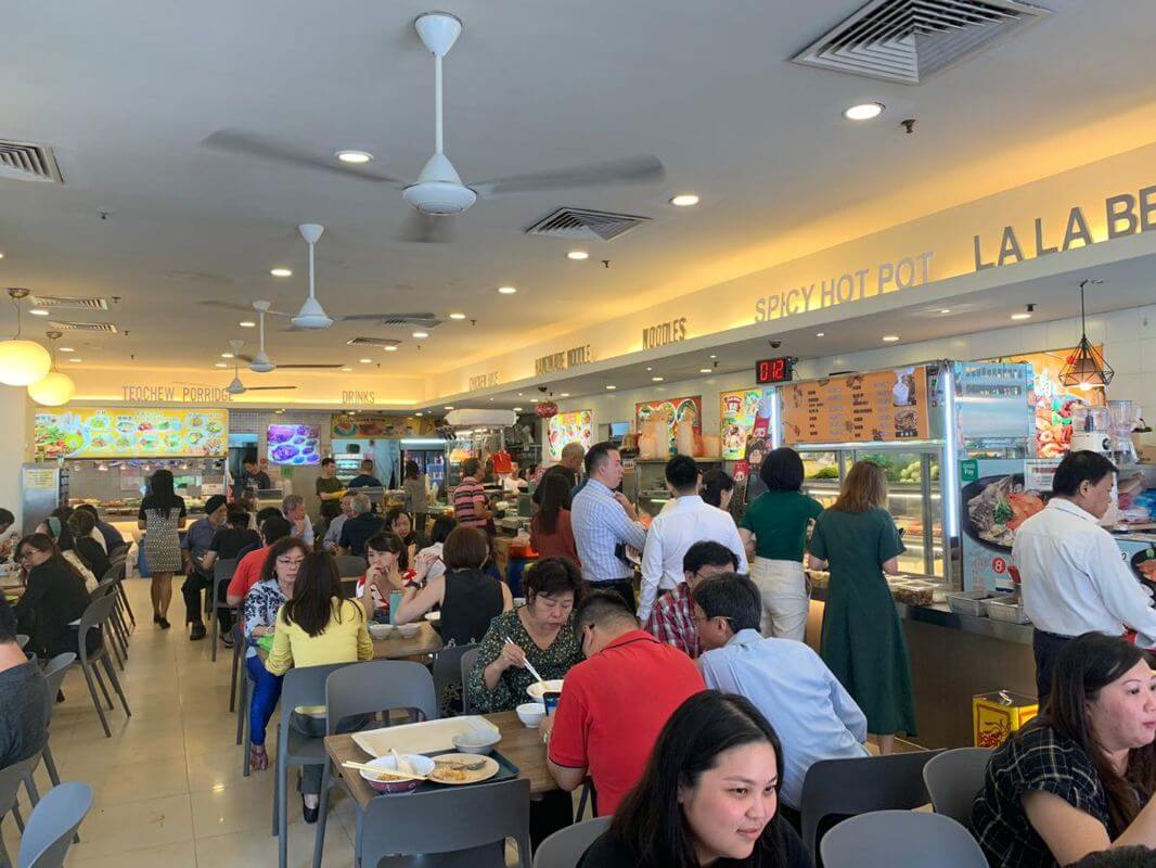 Aircon foodcourt at Bugis / Lavender 