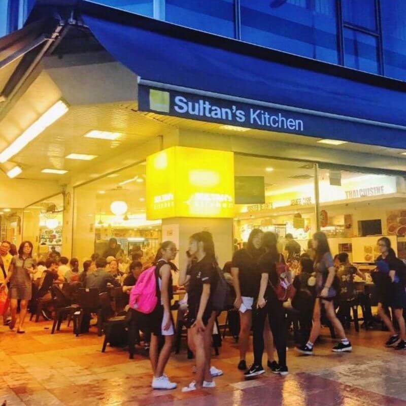 Aircon foodcourt at Bugis / Lavender 