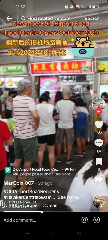 Hawker Stall for Rent