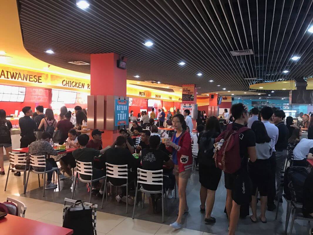 Ngee Ann Poly main entrance front food court stall for lease