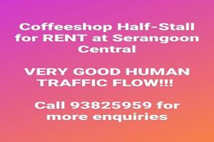 Coffeeshop Half-Stall for RENT @Serangoon Central // 咖啡店 摊位出租