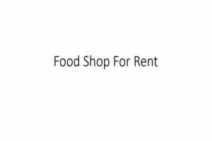 GEYLANG SERAI FOODSHOP FOR RENT